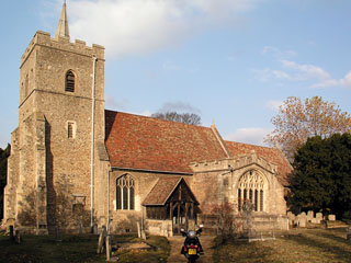 Little Shelford - chantry for the de Frevilles on the right of the porch